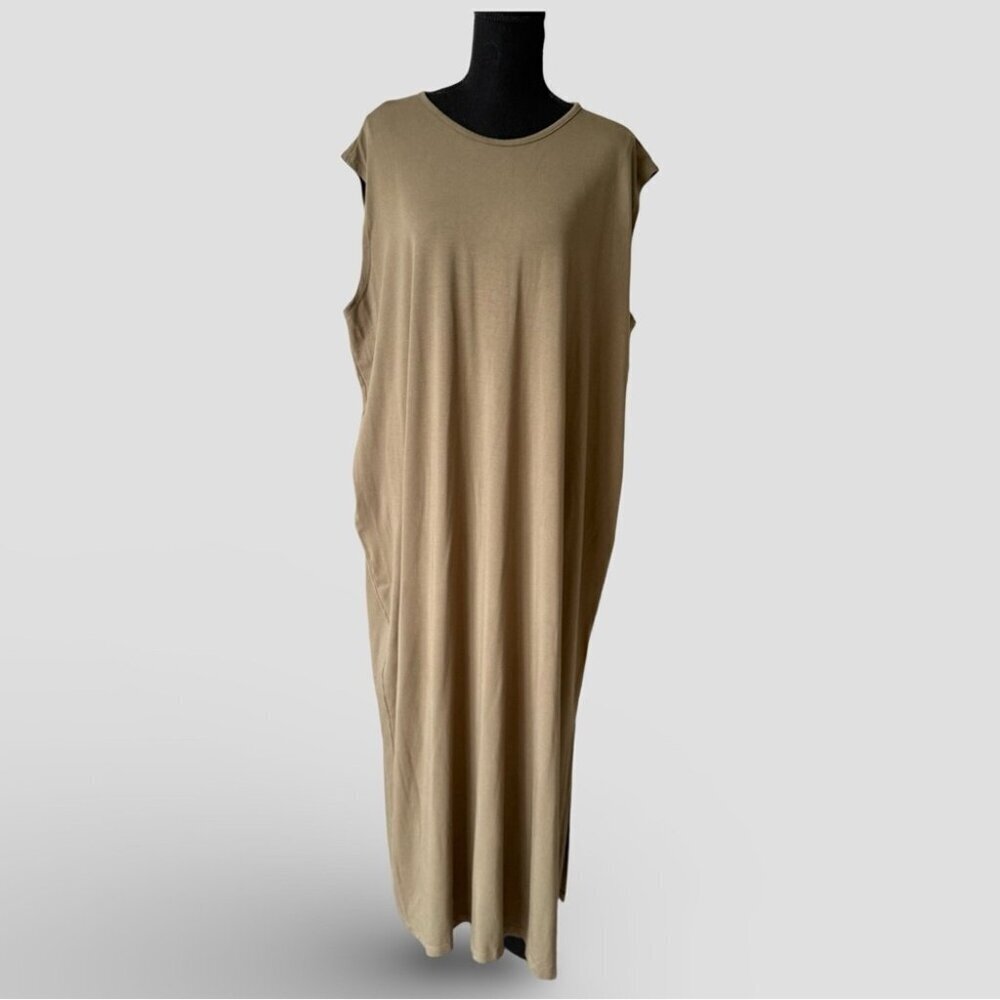 Lost in Layers Relaxed Bamboo Rayon Sleeveless Maxi Dress Handmade in Canada